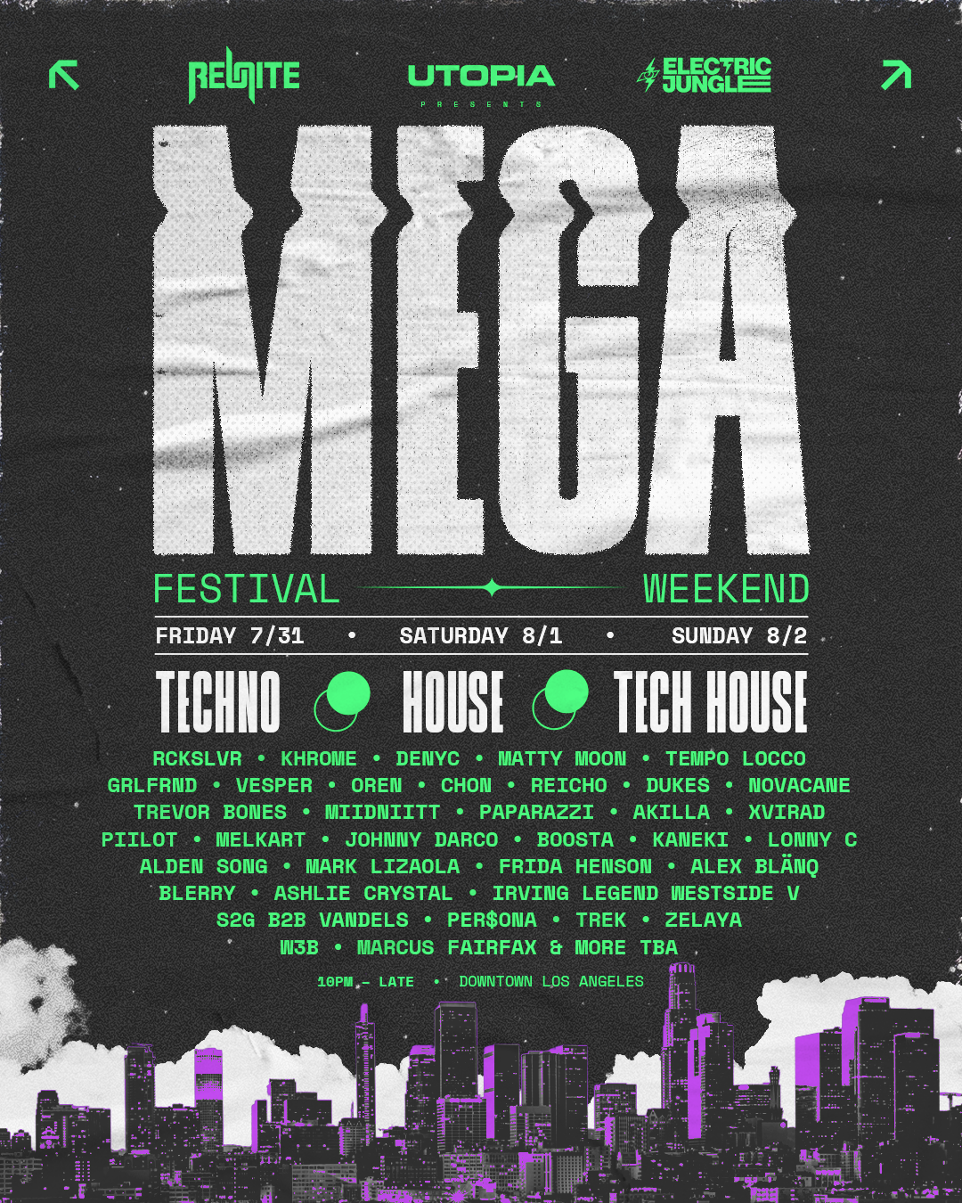 MEGA AFTERS (SUN.) CLOSING PARTY - SECRET GUEST + 2 STAGES