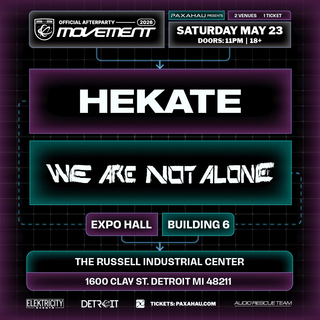 Hekate + We Are Not Alone - Official Movement Afterparty