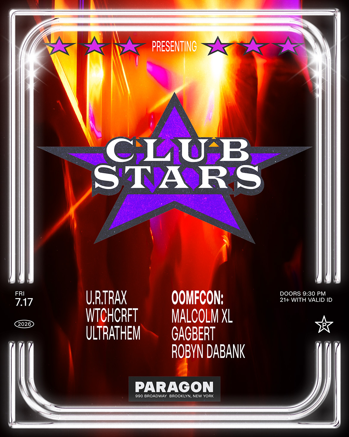 Club Stars: u.r.trax, WTCHCRFT, Ultrathem + OOMFCON