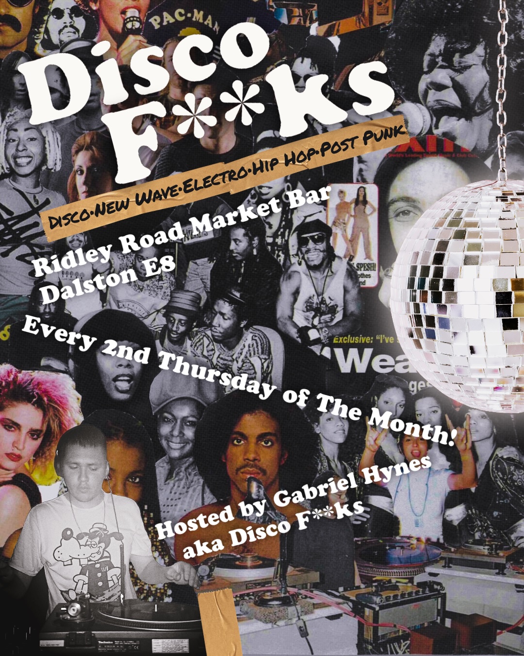 Disco F**cks at Ridley Road Market Bar, 49 Ridley Road; London E8 2NP; United Kingdom