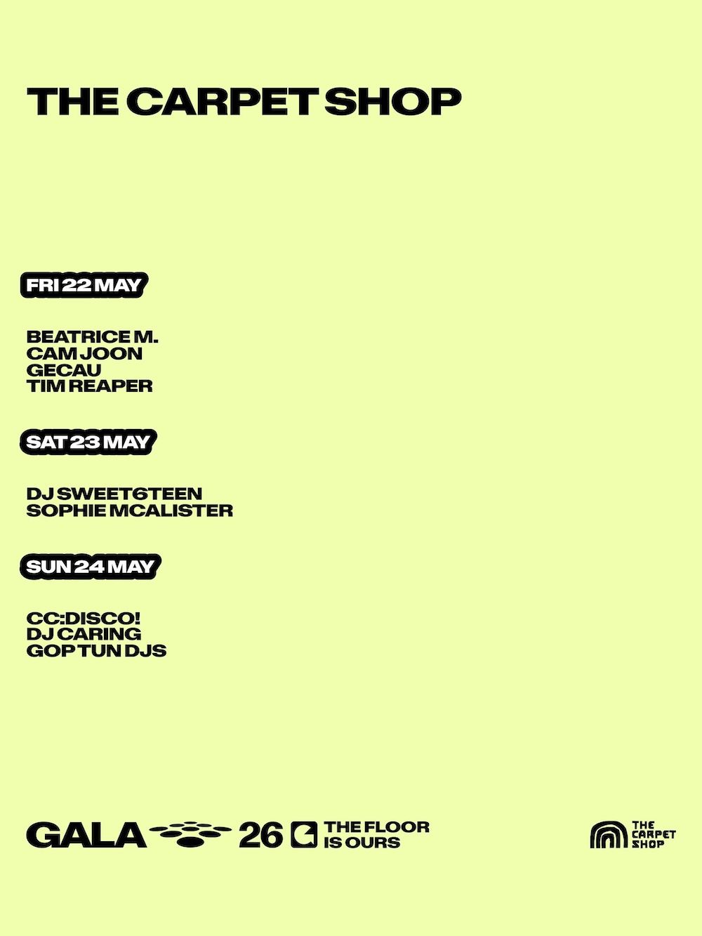 GALA '26 Official Afterparty - dj sweet6teen & Sophie McAlister