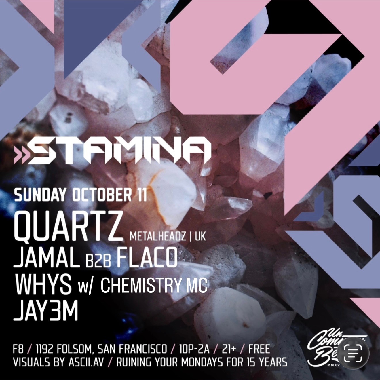 Stamina presents Quartz UK