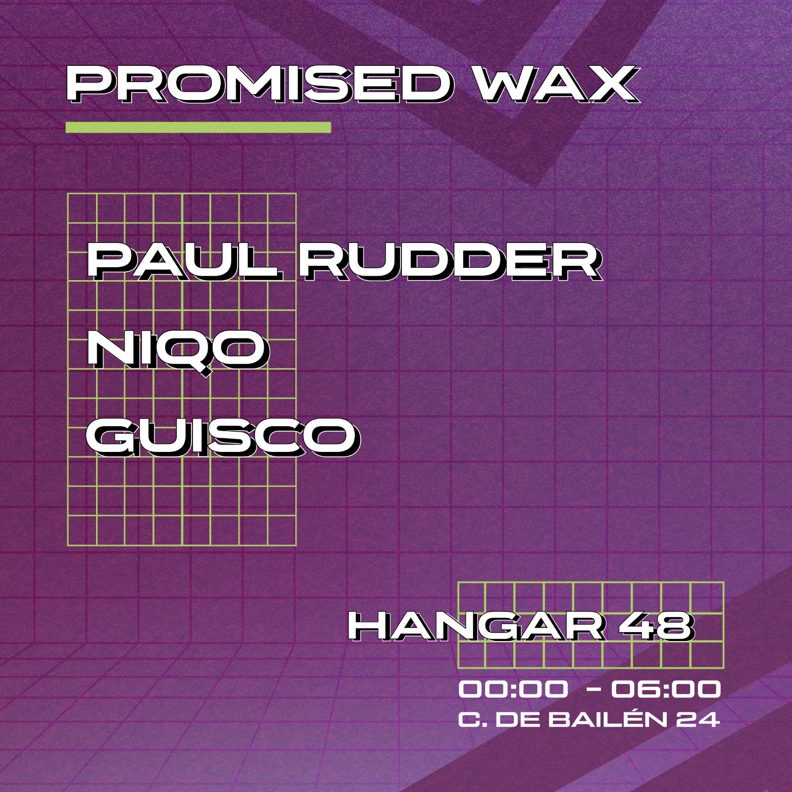 Paul Rudder event flyer