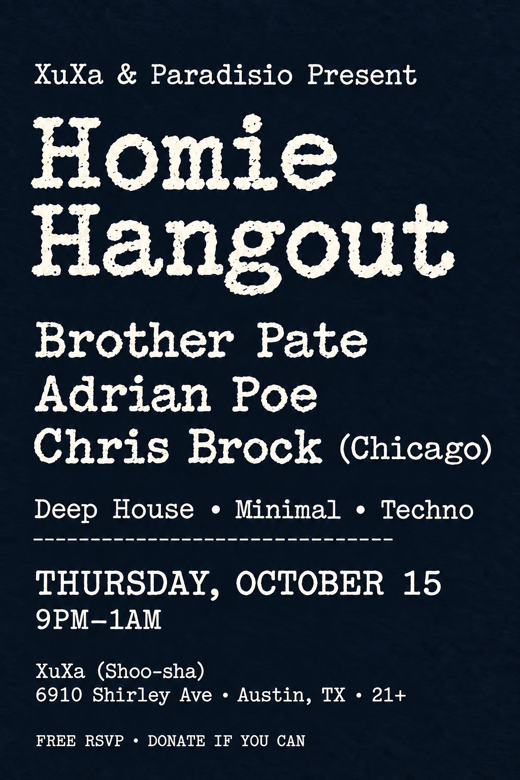 Homie Hangout ft. Brother Pate, Adrian Poe, Chris Brock (Chicago)