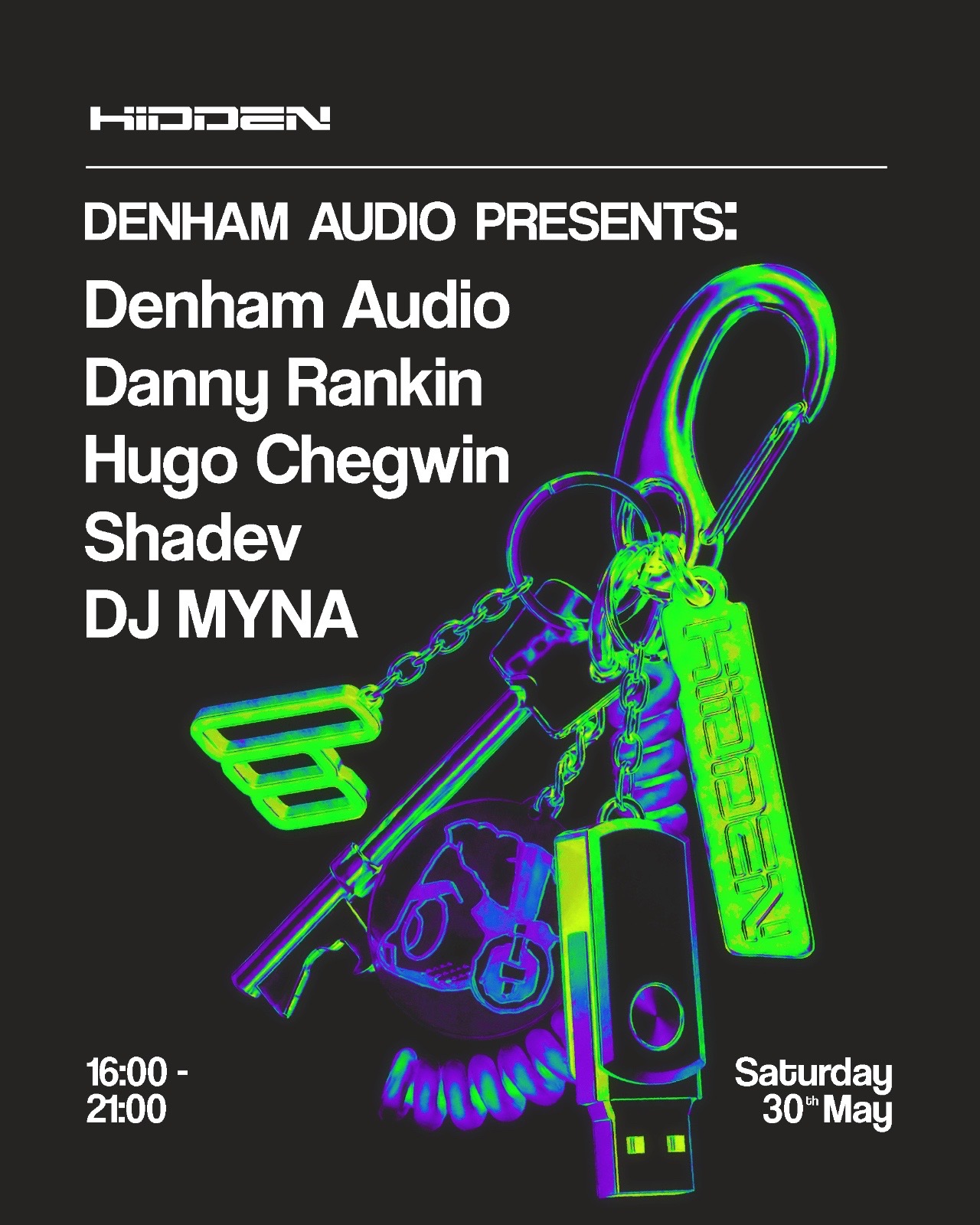 Hidden x Denham Audio: Danny Rankin, Hugo Chegwin 