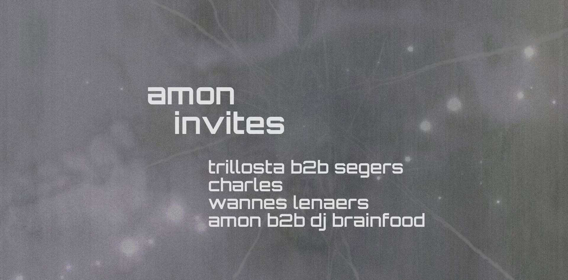 FUNKE_Amon invites Trillosta, Segers, Wannes Lenaers, Charles Daesical, DJ Brainfood