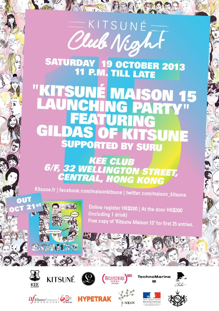 Kitsuné Maison 15 Album Launching Party' Feature Gildas of Kitsune