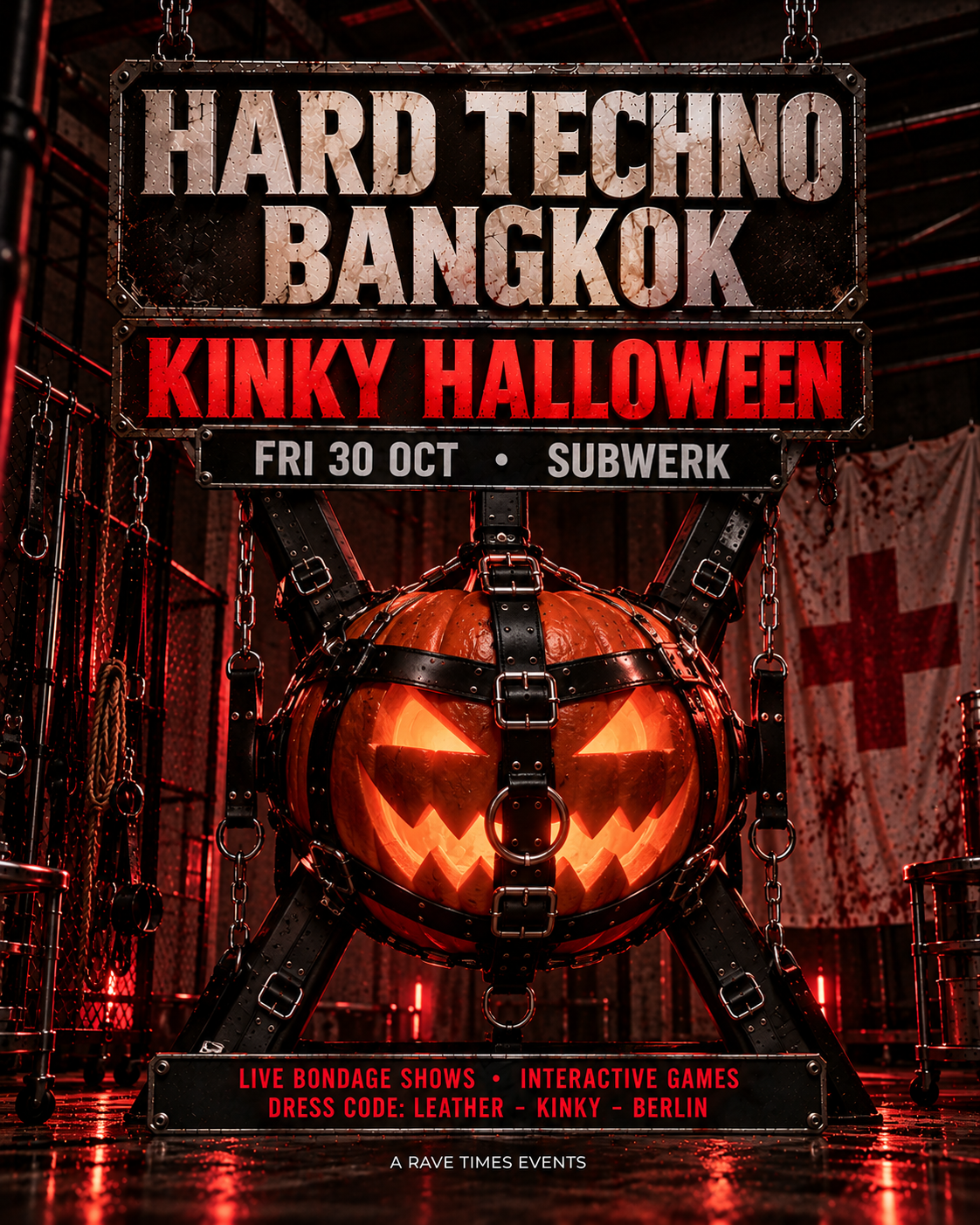 Kinky Halloween with: LEON ELIAH (Kit Kat Berlin) - HARD TECHNO - by Rave Times