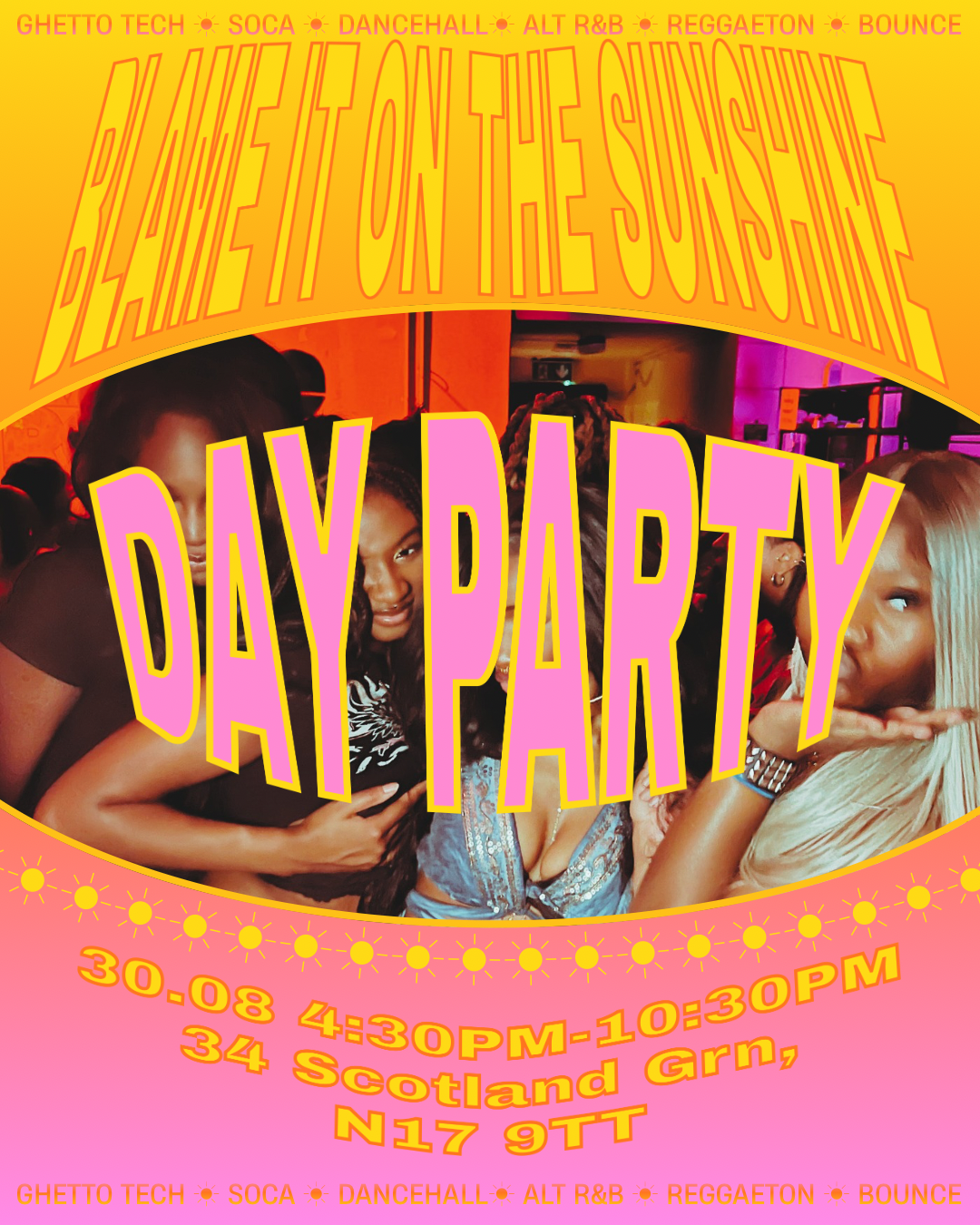 Blame It On The Sunshine - End of Summer Party
