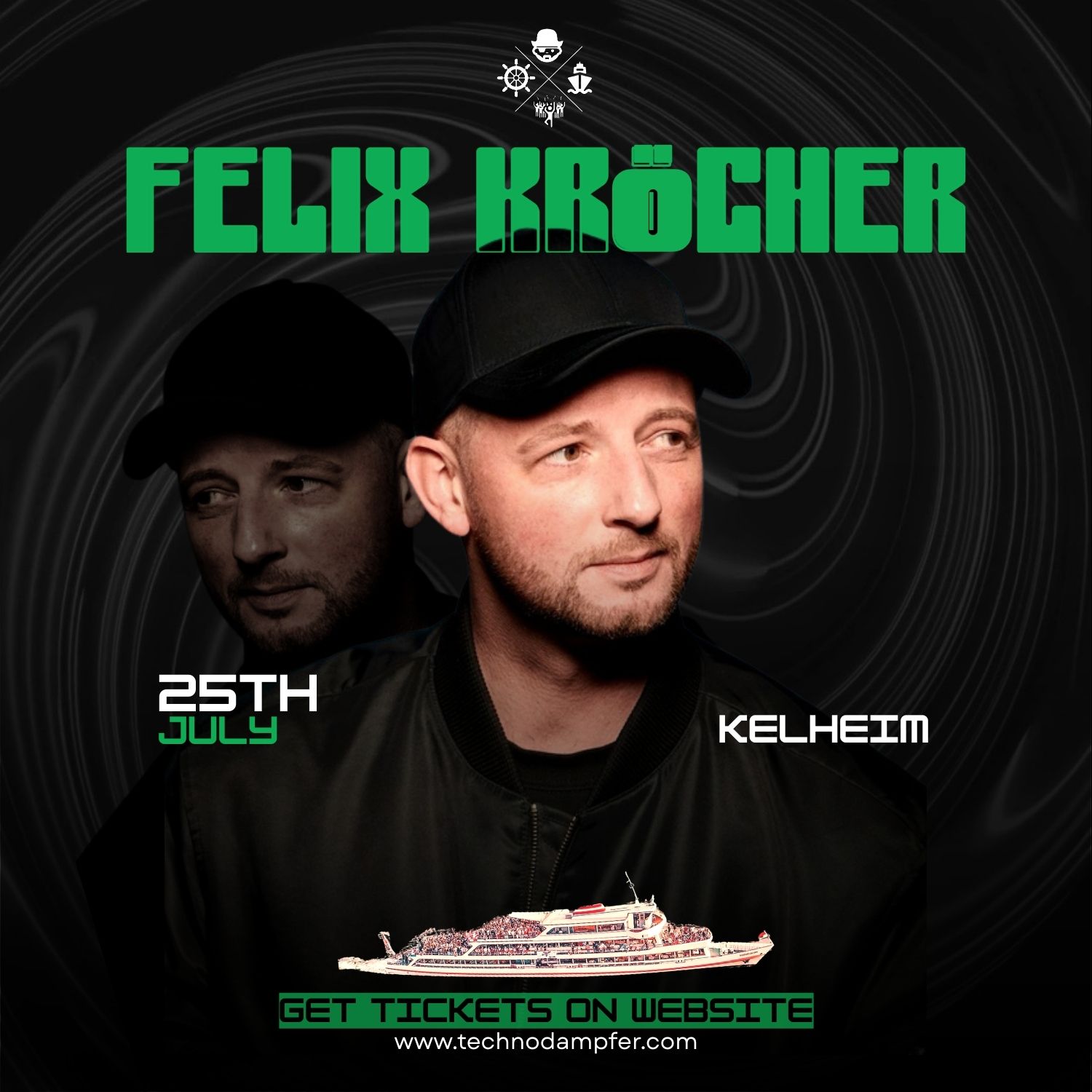 Techno Dampfer Kelheim with Felix Kröcher