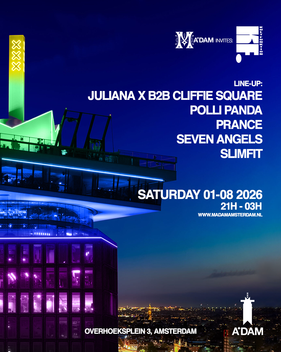 Madam by Night invites: Kult Funktion