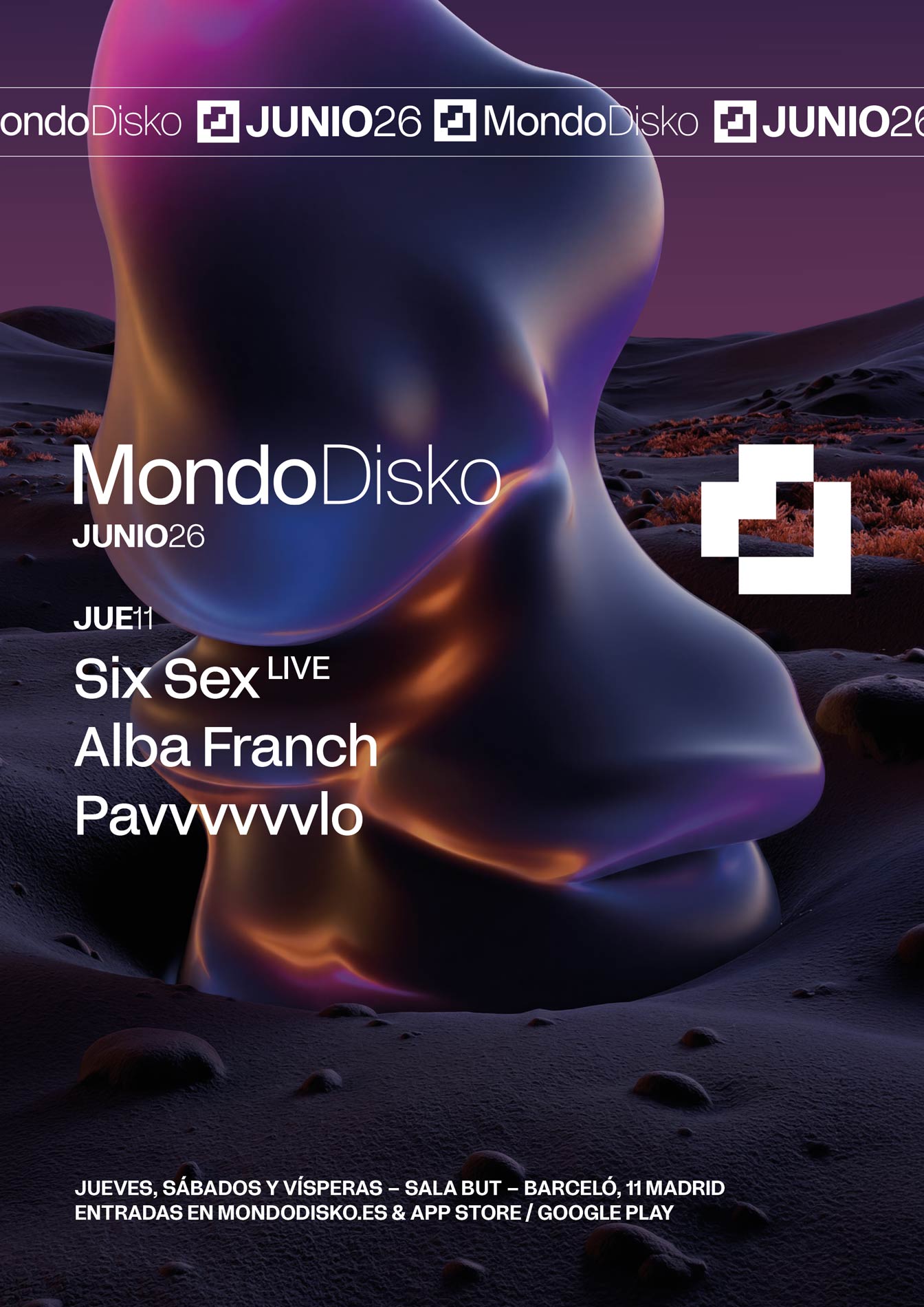 SIX SEX LIVE / Alba Franch / pavvvvvvlo