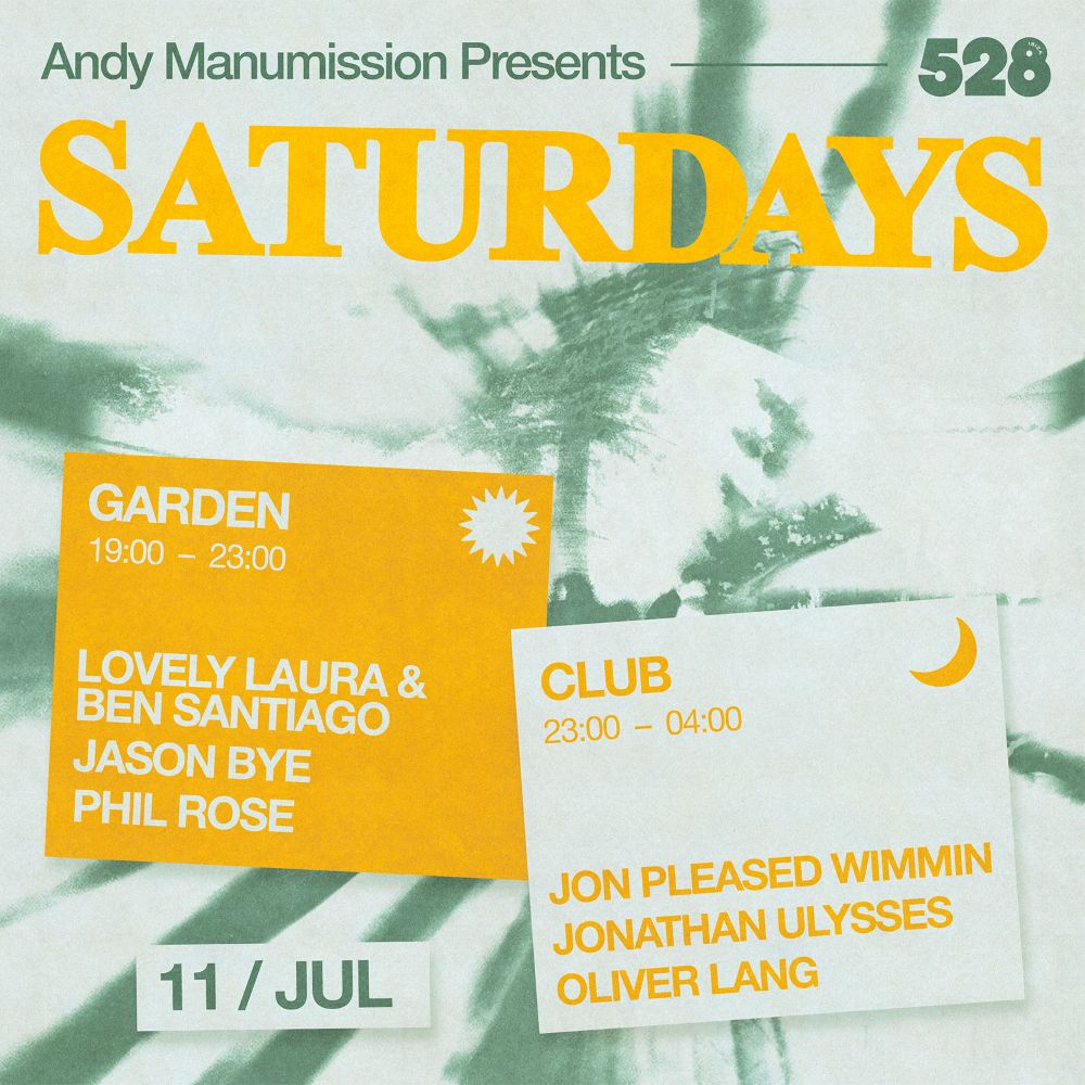 Andy Manumission presents Saturdays