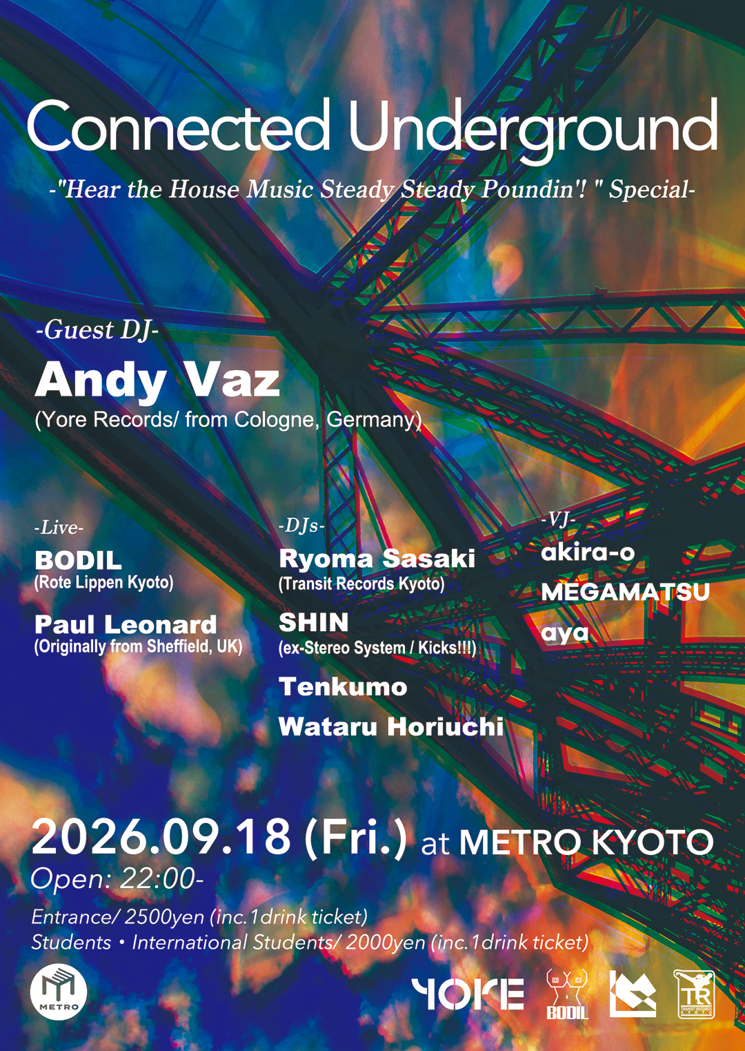 Connected Underground 'Hear the House Music Steady Steady Poundin'! ' Special with Andy Vaz