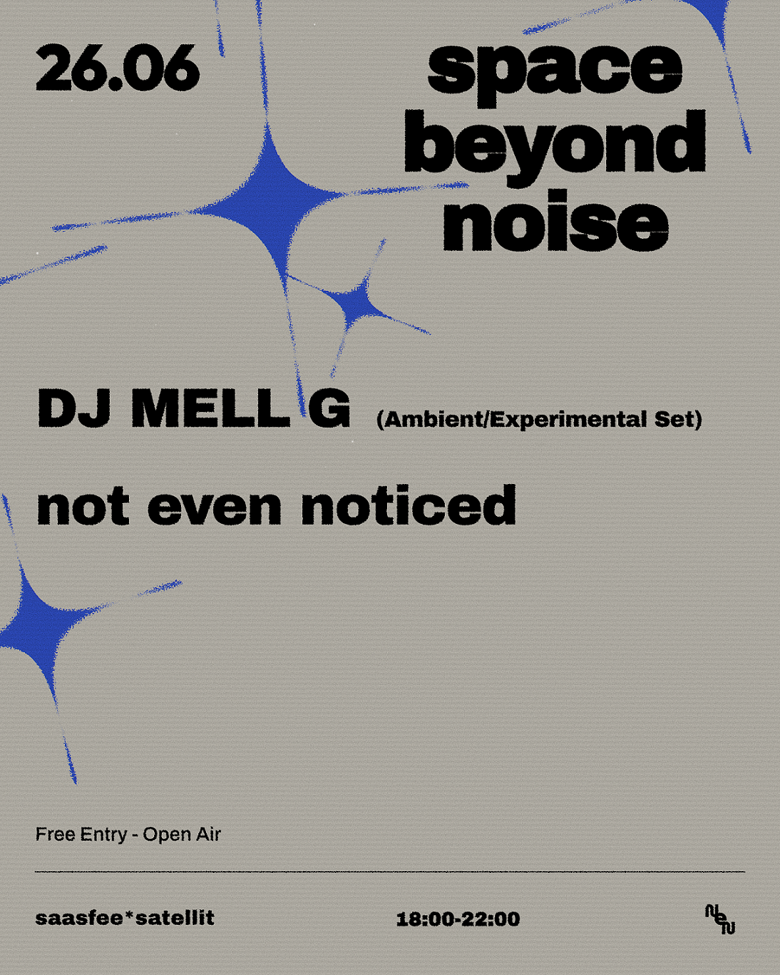 space beyond noise // Mell G, not even noticed