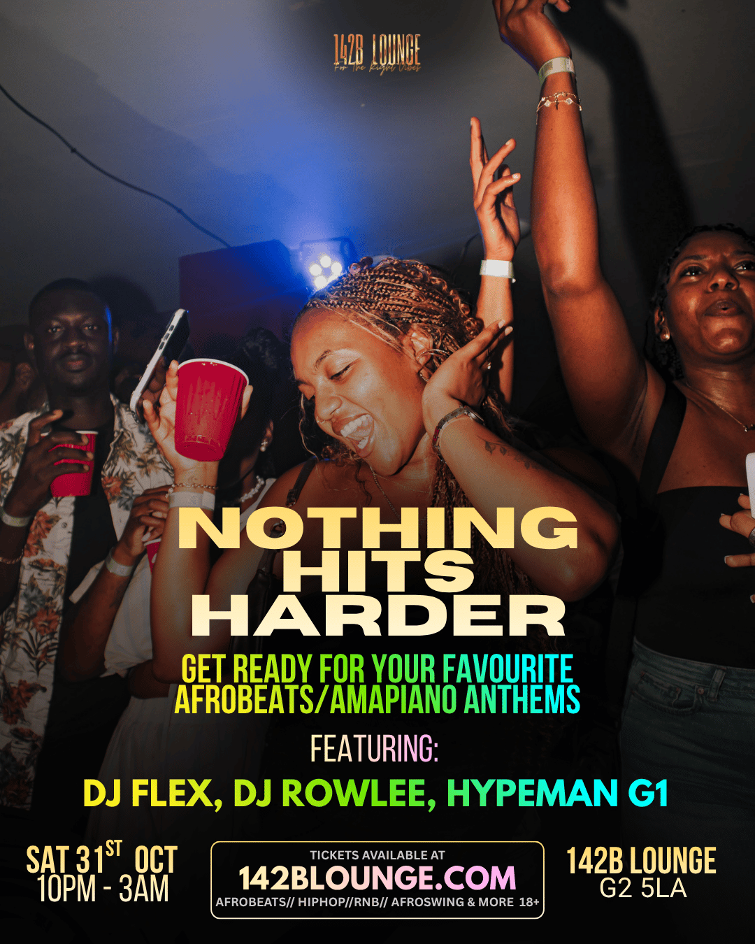 NOTHING HITS HARDER at 142b Lounge, Glasgow G2 5LA