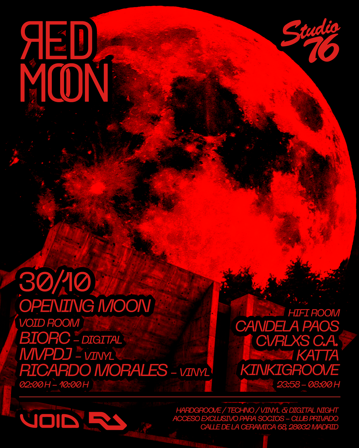 Red Moon V - Vinyl, Techno & Hard Groove