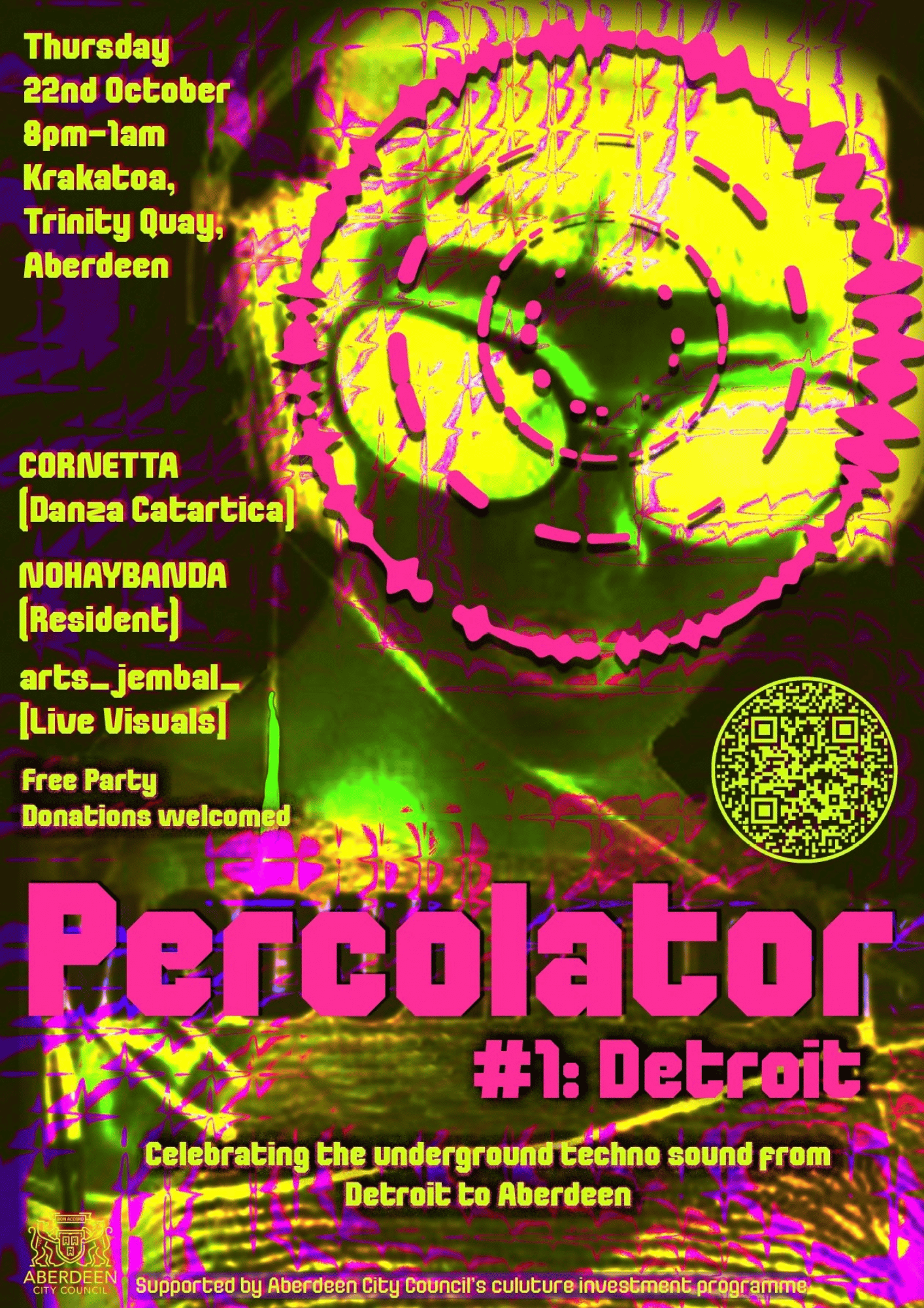 Percolator presents: #1: Detroit > with Cornetta > Nohaybanda > arts_jembal_
