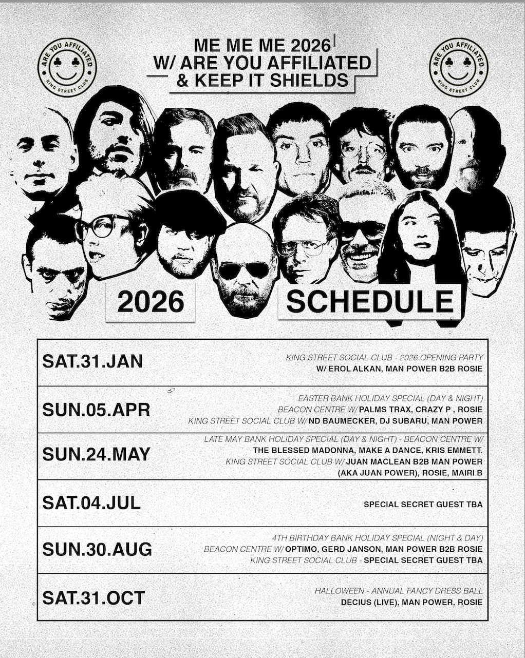 Keep It Shields Day & Night with Palms Trax, Crazy P, ND Baumecker, DJ Subaru, Man Power & ROSIE