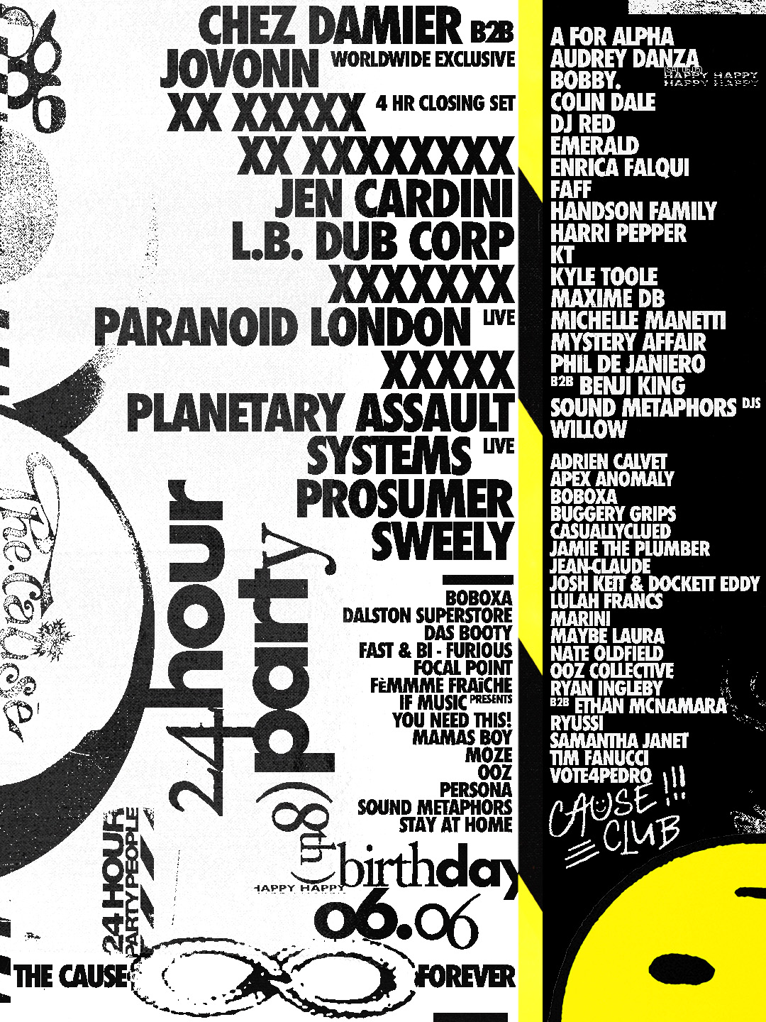 The Cause ∞ Forever: 8th Birthday - 24hr Non-Stop