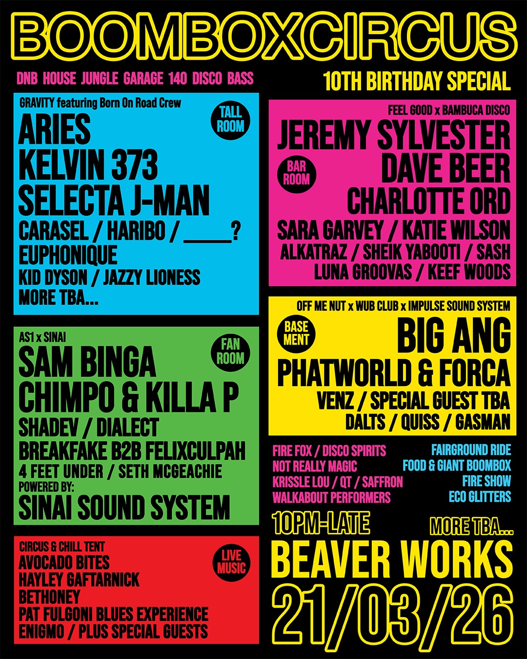 Boombox Circus: '10th Birthday Special'