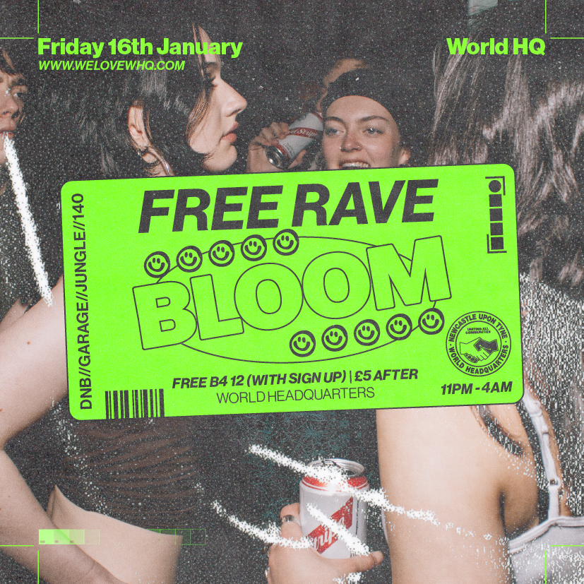 BLOOM - FREE RAVE - D'n'B, Jungle, UK Garage, 140
