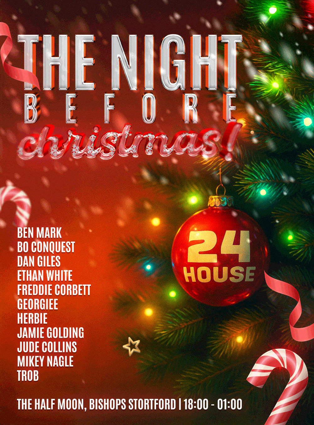 24House X SYNC Christmas Eve at TBA - The Half Moon, London
