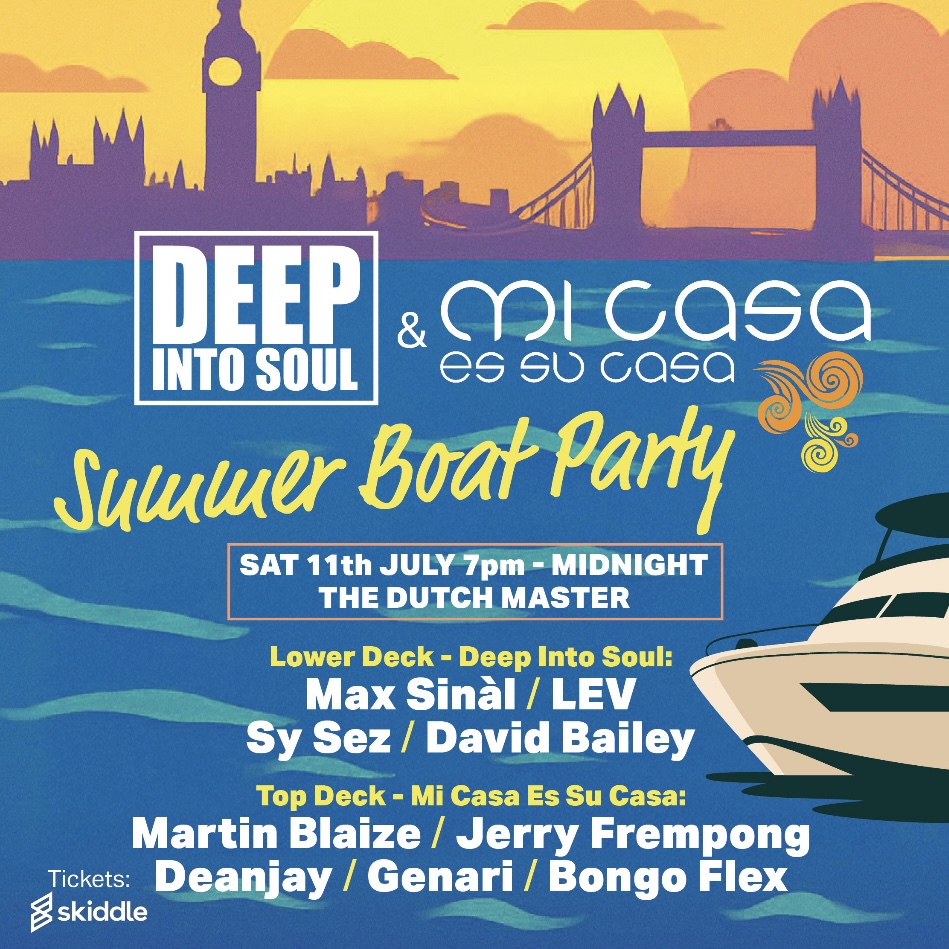 Deep into Soul x Mi Casa Summer Boat Party
