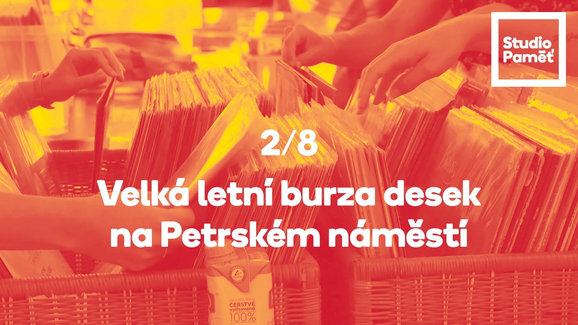 Velká letní burza desek na Petrském náměstí