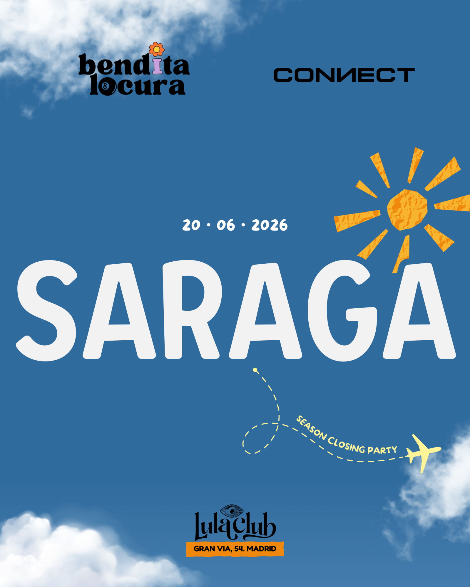 Bendita Locura x Connect with Saraga
