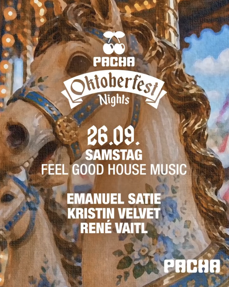 Oktoberfest Nights Saturday with Emanuel Satie, Kristin Velvet, René Vaitl