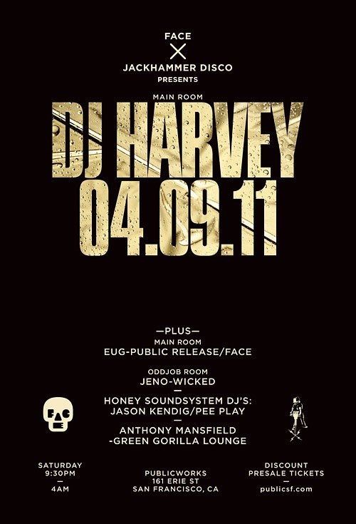 Dj Harvey at Public Works, San Francisco/Oakland