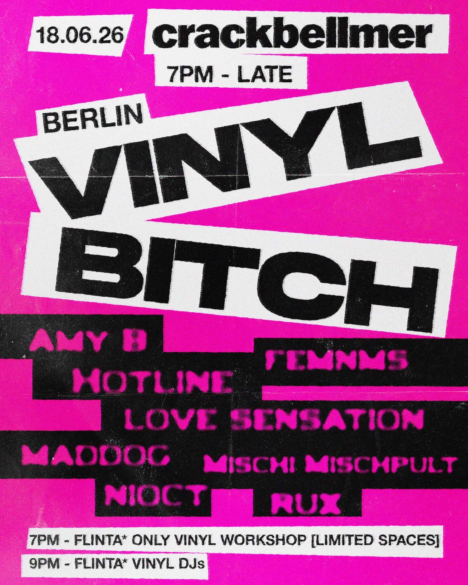 Vinyl Bitch @ Crack Bellmer