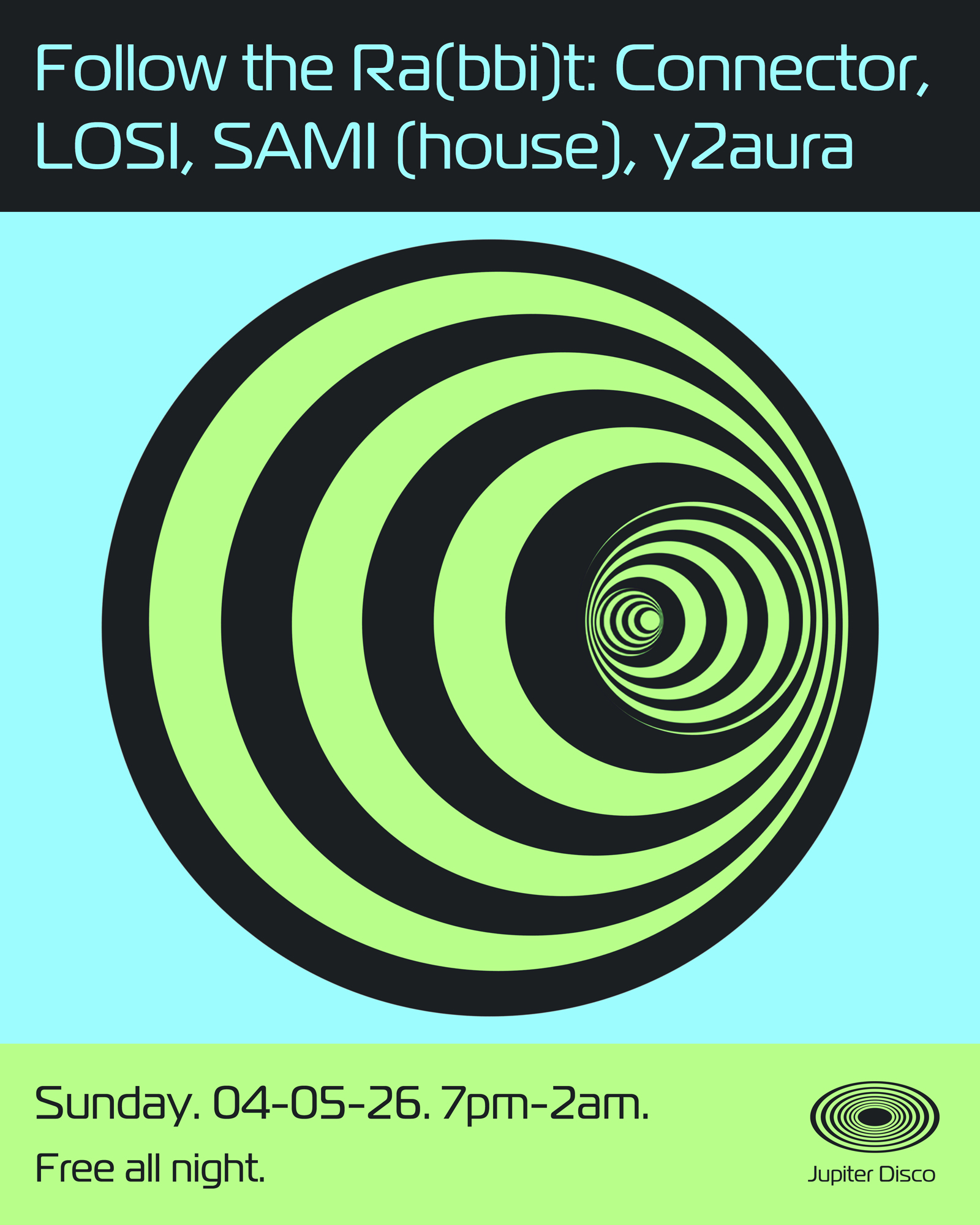 Follow the Ra(bbi)t: Connector, LOSI, SAMI (house), y2aura