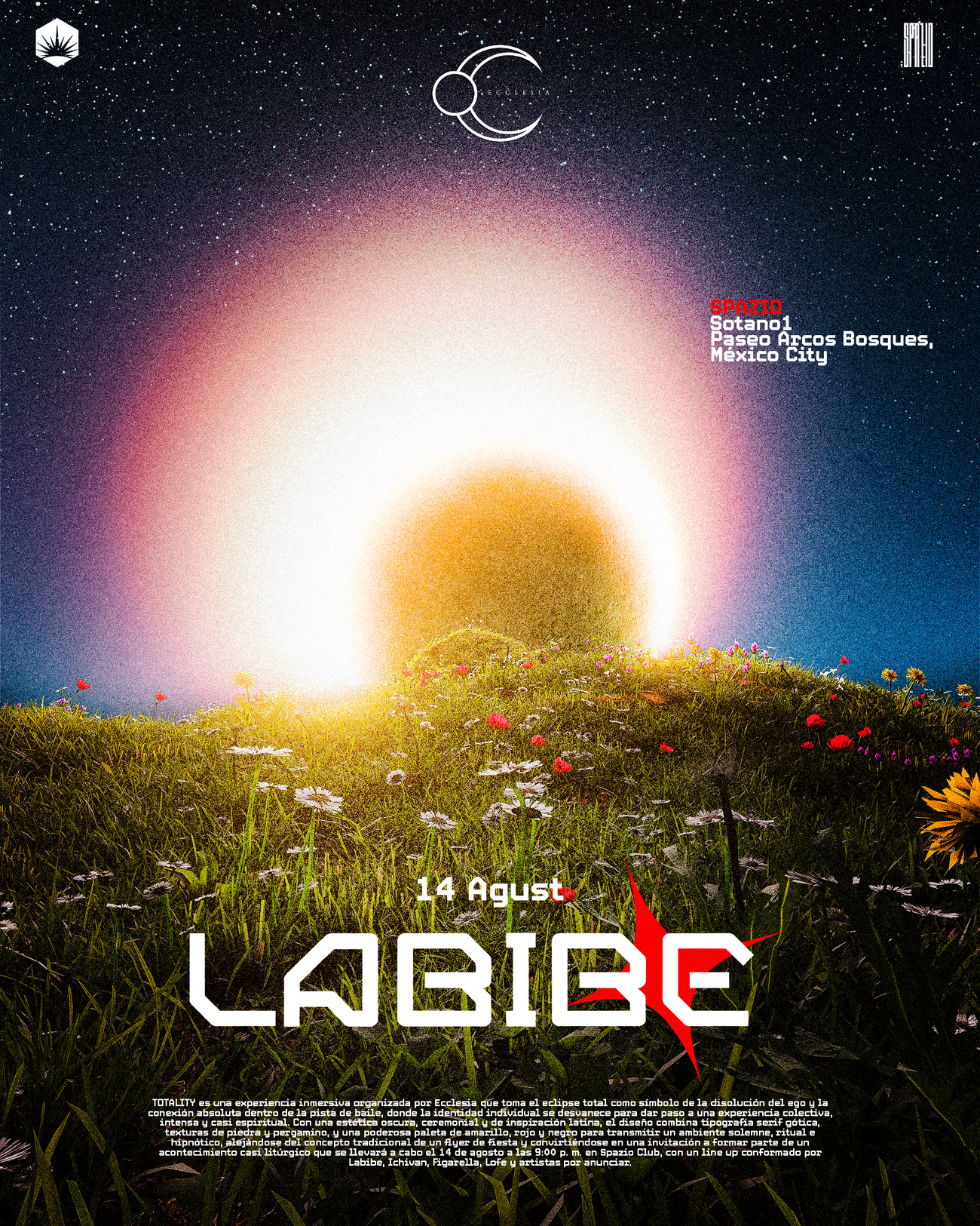 Flyer de TOTALITY - by Ecclesia (360° Immersive Audio-Visual Experience)