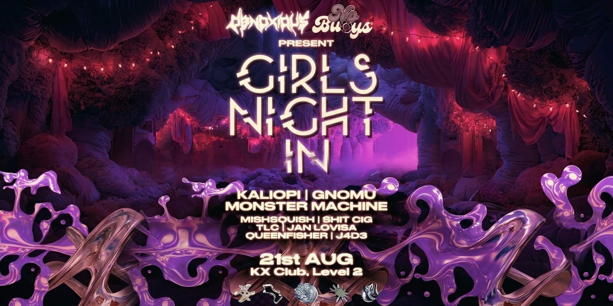OBNOXIOUS x NO BUOYS pres. GIRLS NIGHT IN