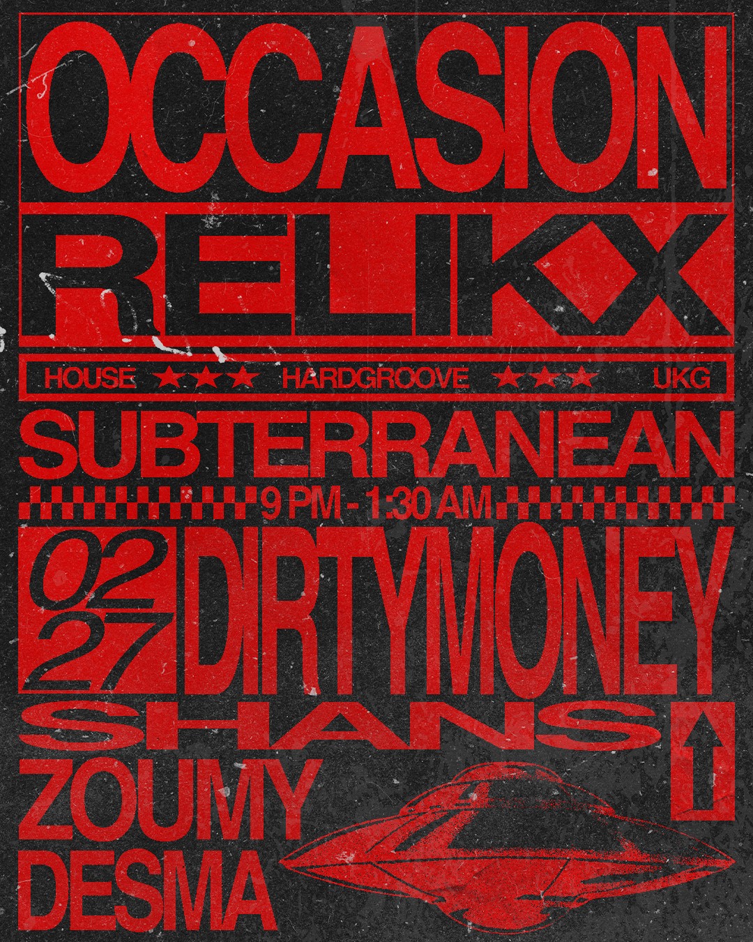Occasion x relikx