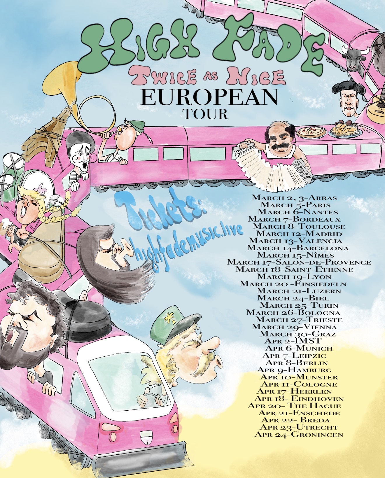 Madrid, Spain - High Fade Twice as Nice Tour
