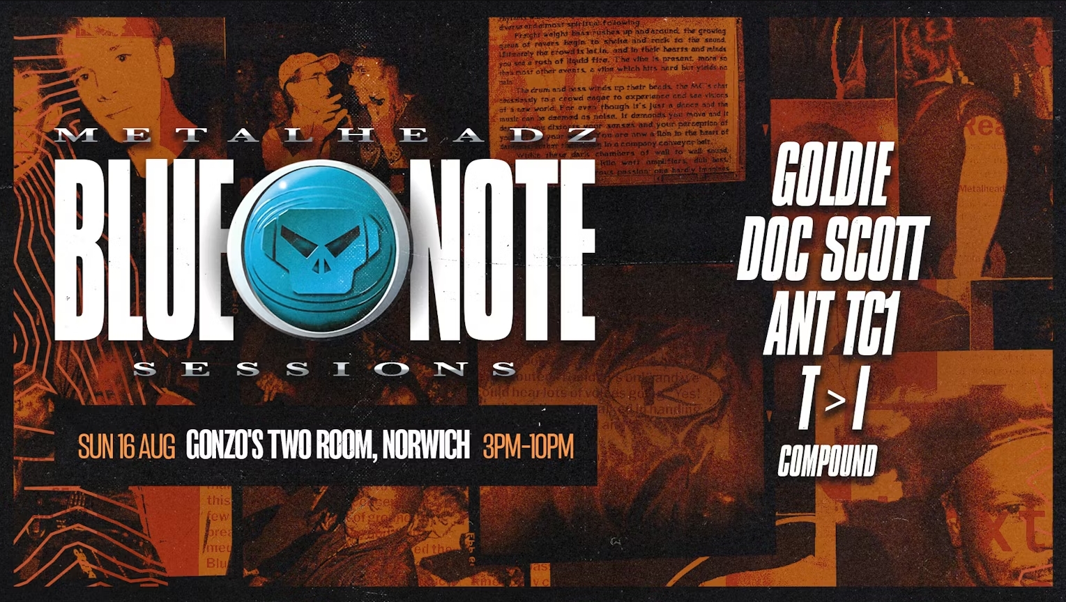 blue note 4枚セット!!! Metalheadz Blue Note Sessions (Norwich) at Gonzo's Two Room, South