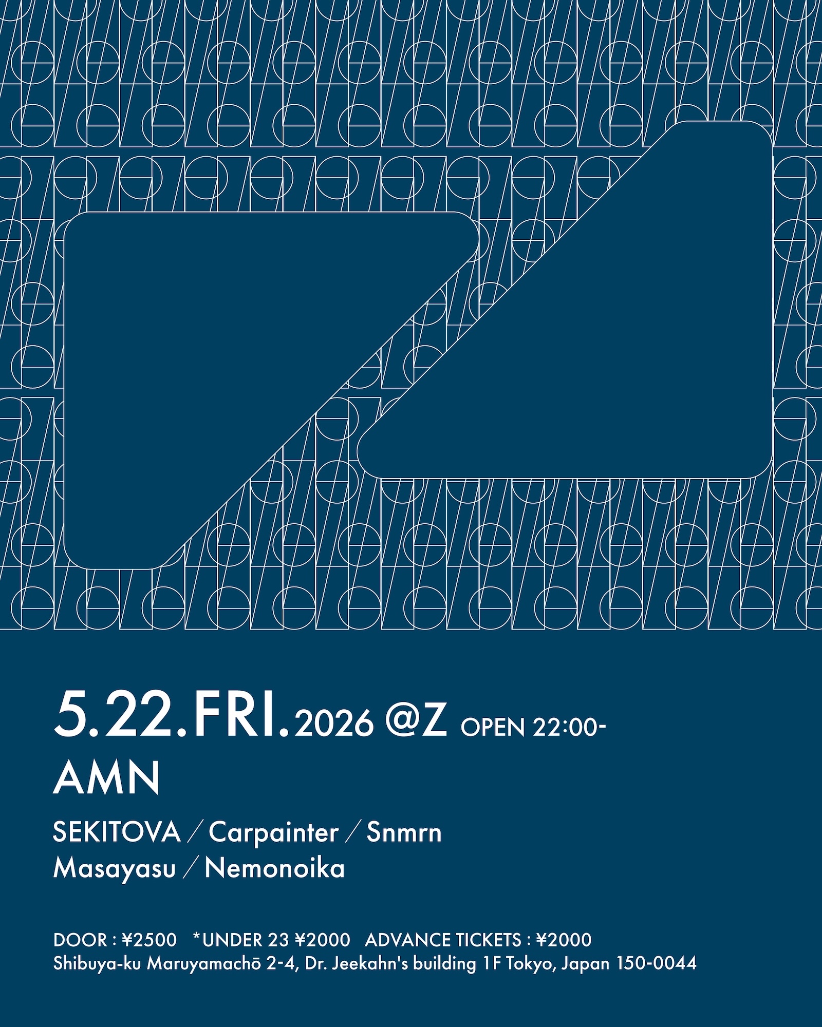 AMN bij Z Maruyama, Tokio - Tickets