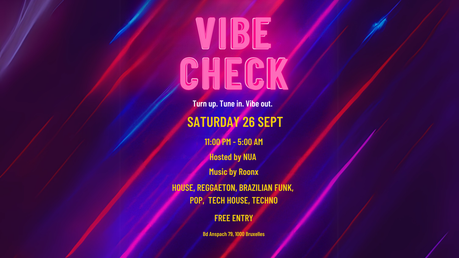 VIBE CHECK - FREE International Party