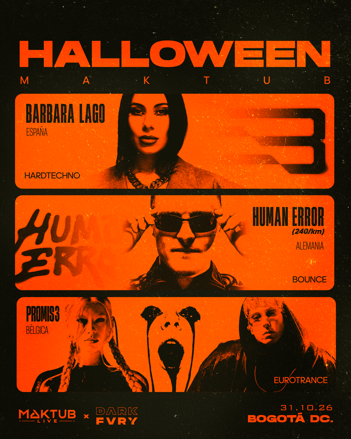 Barbara Lago, HUMAN ERROR, Promis3- Maktub x Dark Fury Halloween