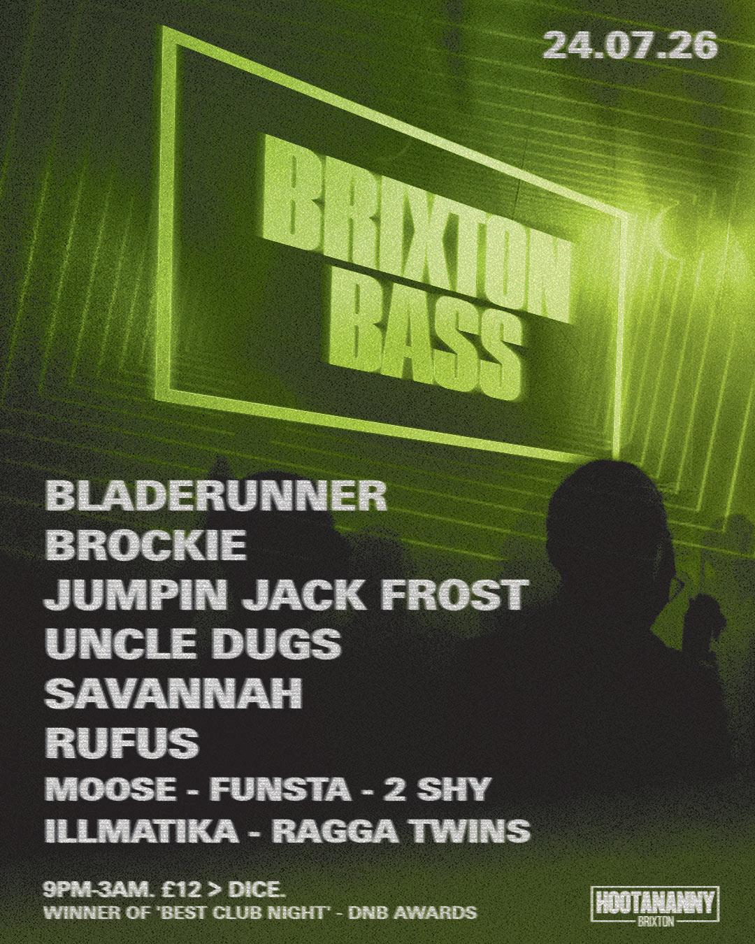 Brixton Bass: Bladerunner, Brockie, Frost, Uncle Dugs