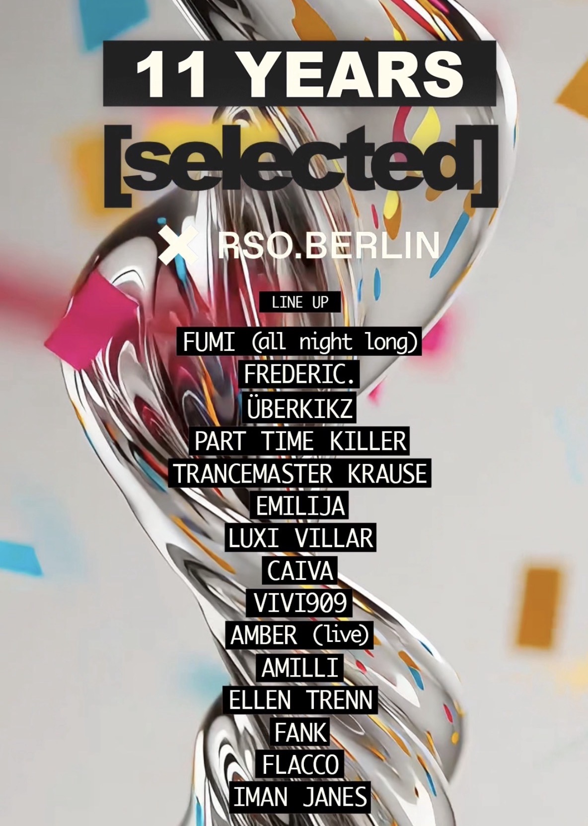 11 Years Selected