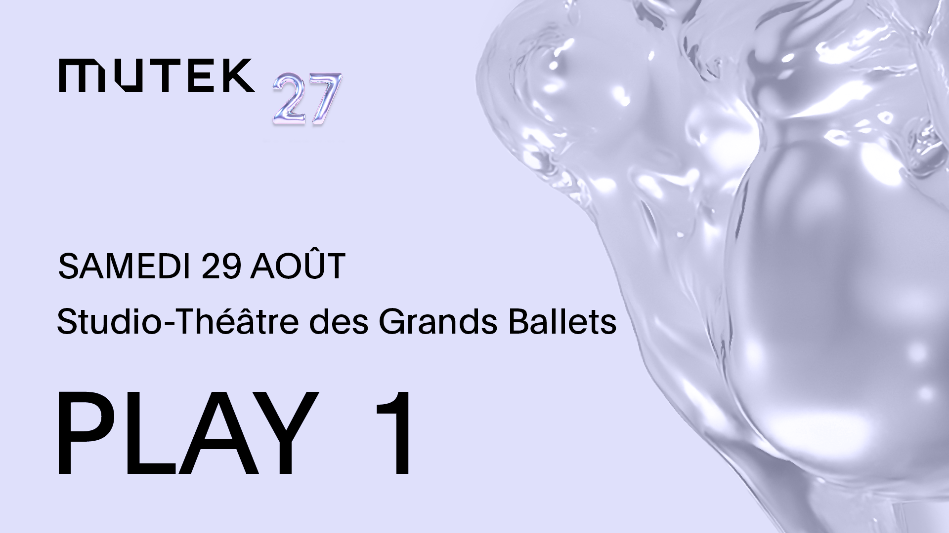 Estelle Schorpp & charline dally, JS Baillat & Mateo Murphy, pliq - MUTEK 27