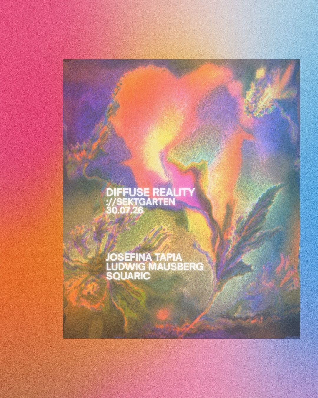 ://sektgarten x diffuse reality [free entry & open air]