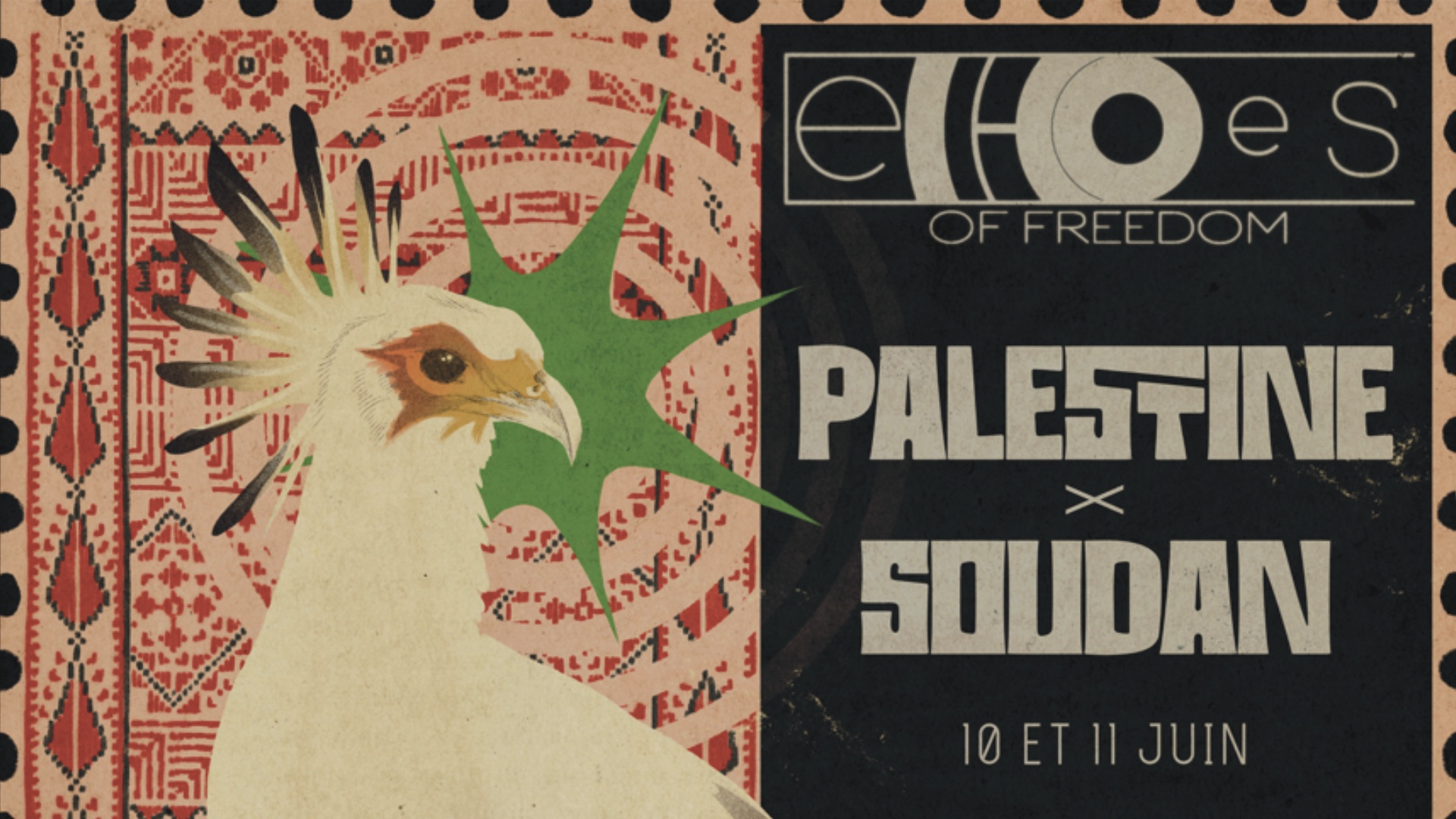 ECHOES OF FREEDOM: PALESTINE x SOUDAN at USINE, GENÈVE