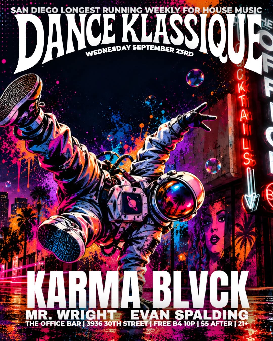 Dance Klassique PRESENTS: Karma Blvck with support from Evan Spaulding and Mr. Wright