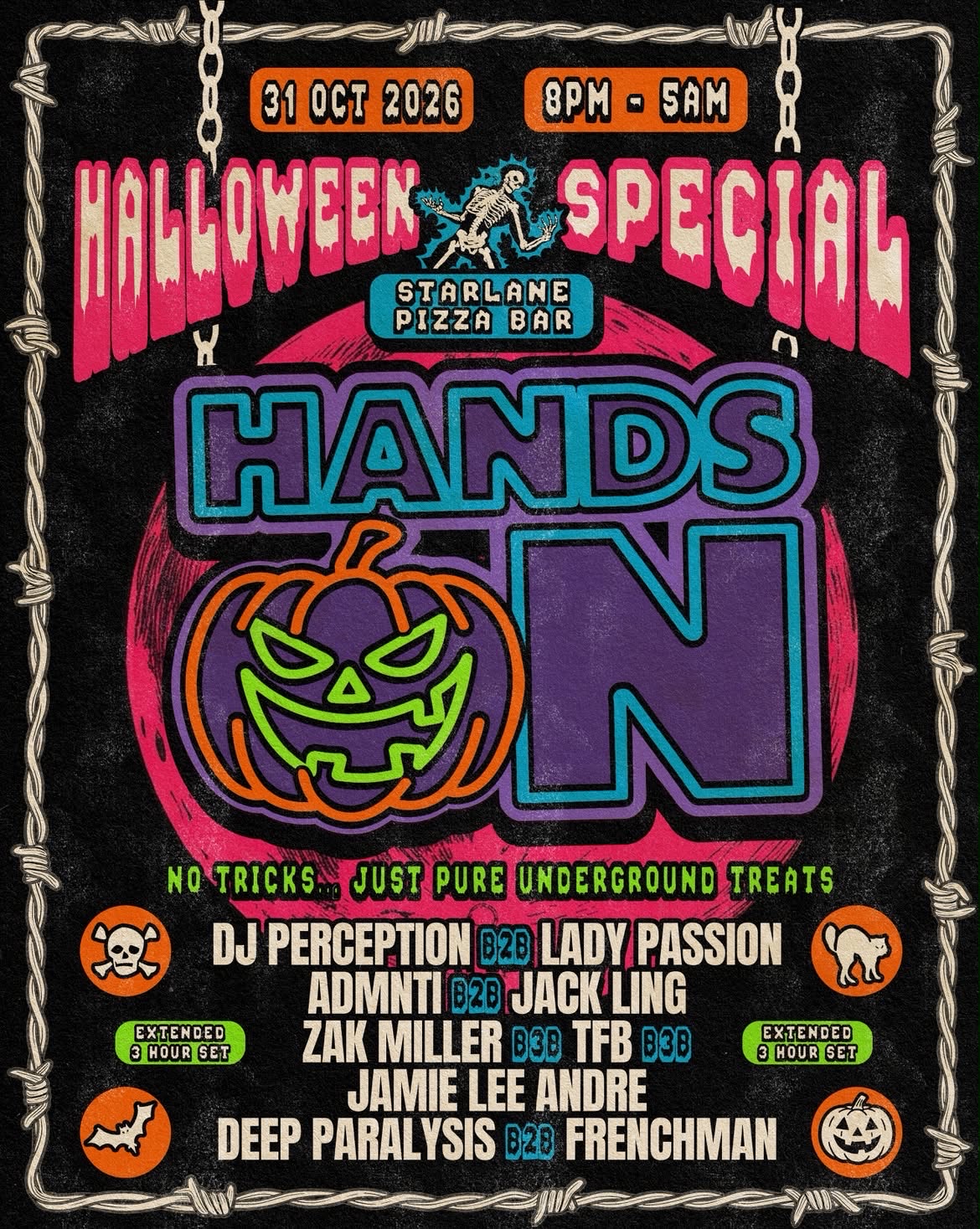 HANDS ON: Halloween Special feat. ADMNTi, DJ Perception, Lady Passion & Jack Ling