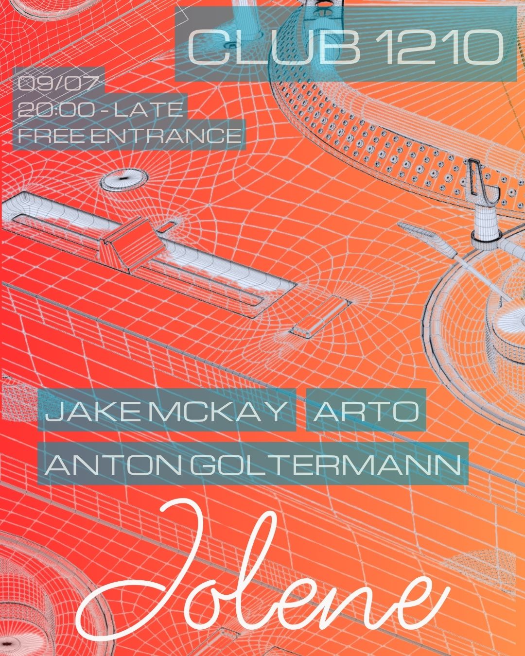Club 1210 with Jake Mckay, Arto, Anton Goltermann